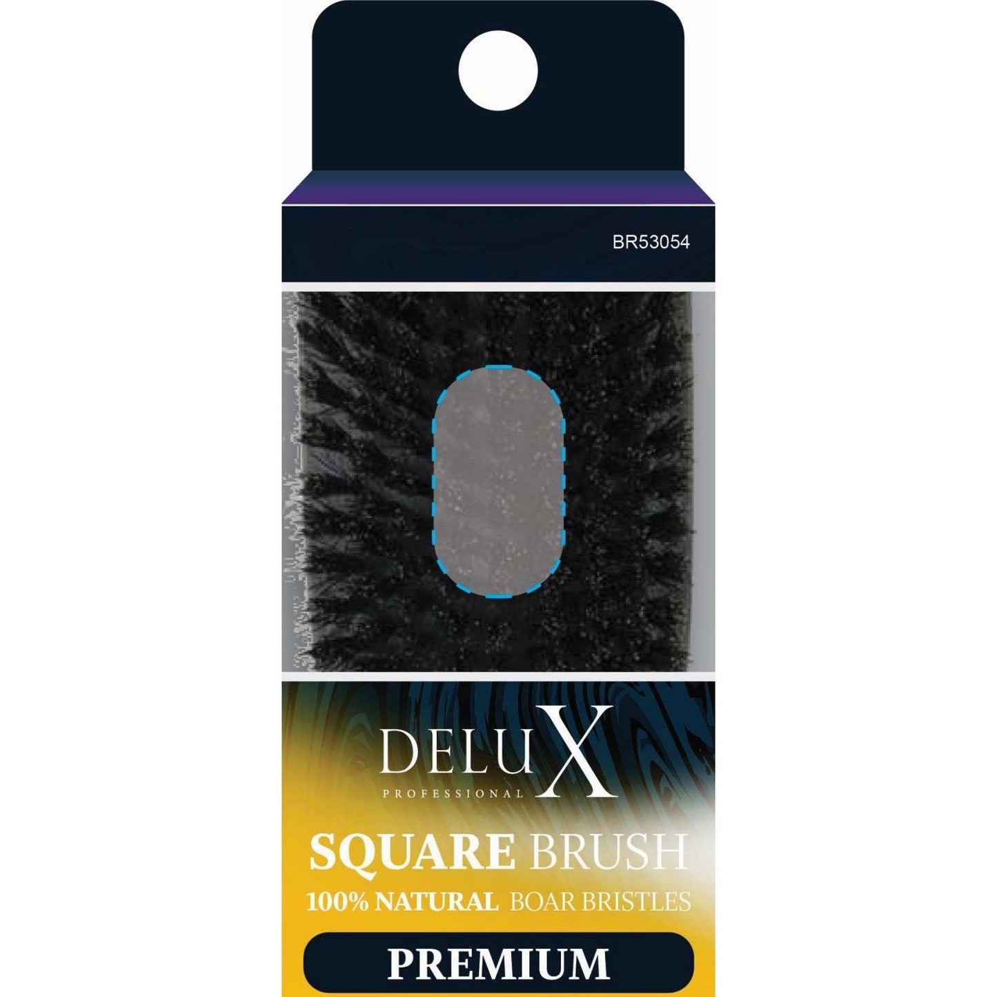 Boar Bristle Hair Brush Square Size Premium