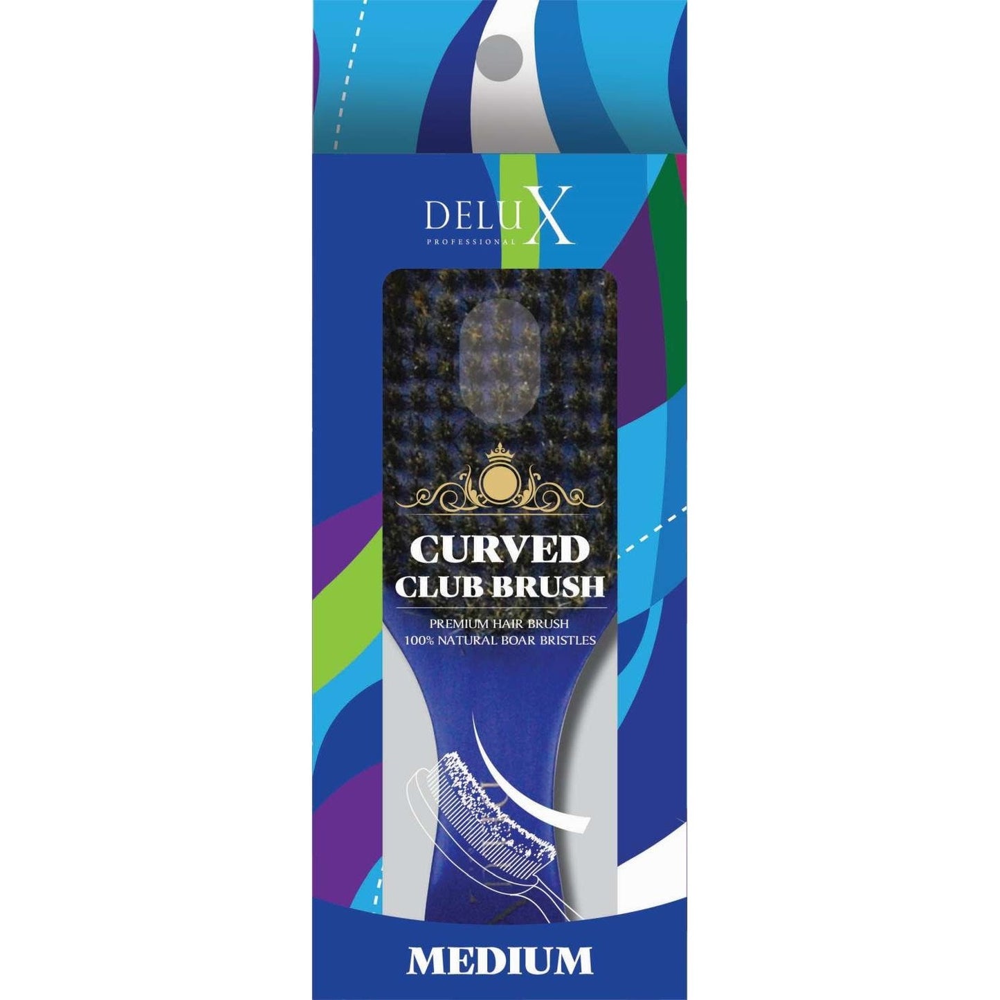 Curved Club Hairbrush Medium Size