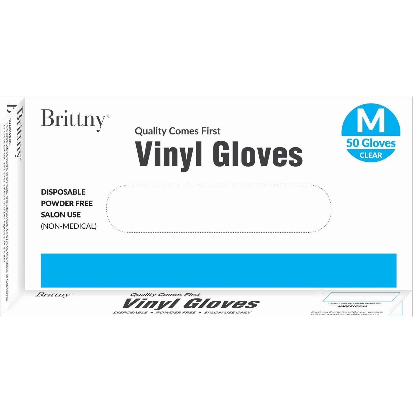 Vinyl Gloves Medium 50 Pieces Box