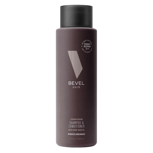 2-in-1 Strengthening Shampoo & Conditioner for Textured Hair with Hemp Seed Oil