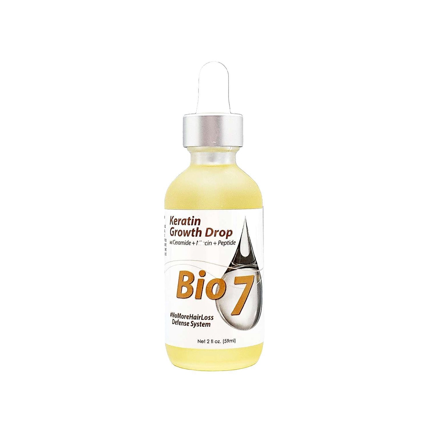 Keratin Growth Drop with Peptides and Oils for Hair Strengthening