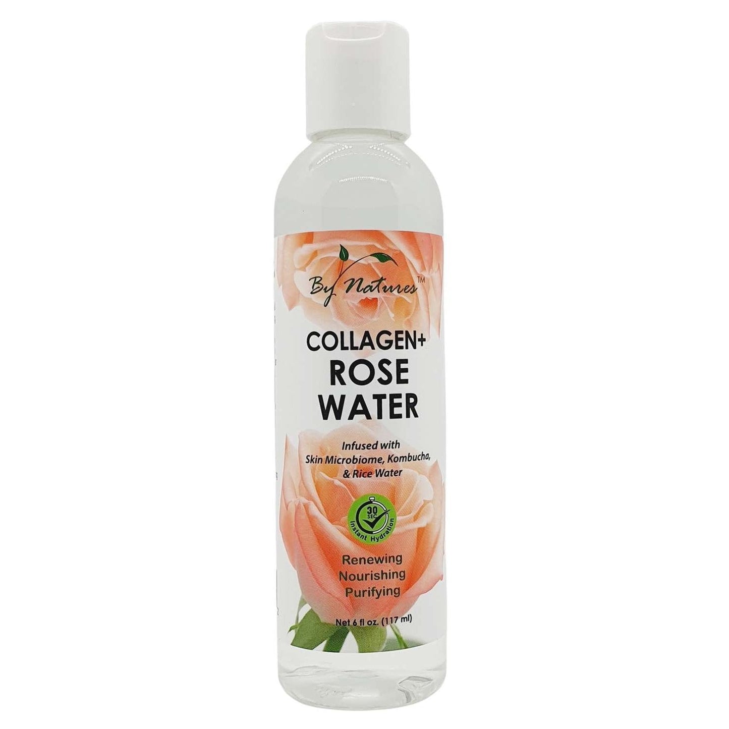 Collagen Rose Water with Microbiome Kombucha and Rice Water 6 fl oz