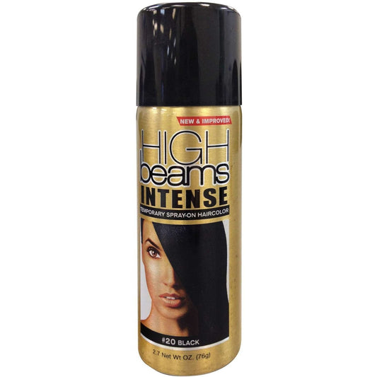 Temporary Spray-On Hair Color Black Concentrated Formula Salon-Quality Size