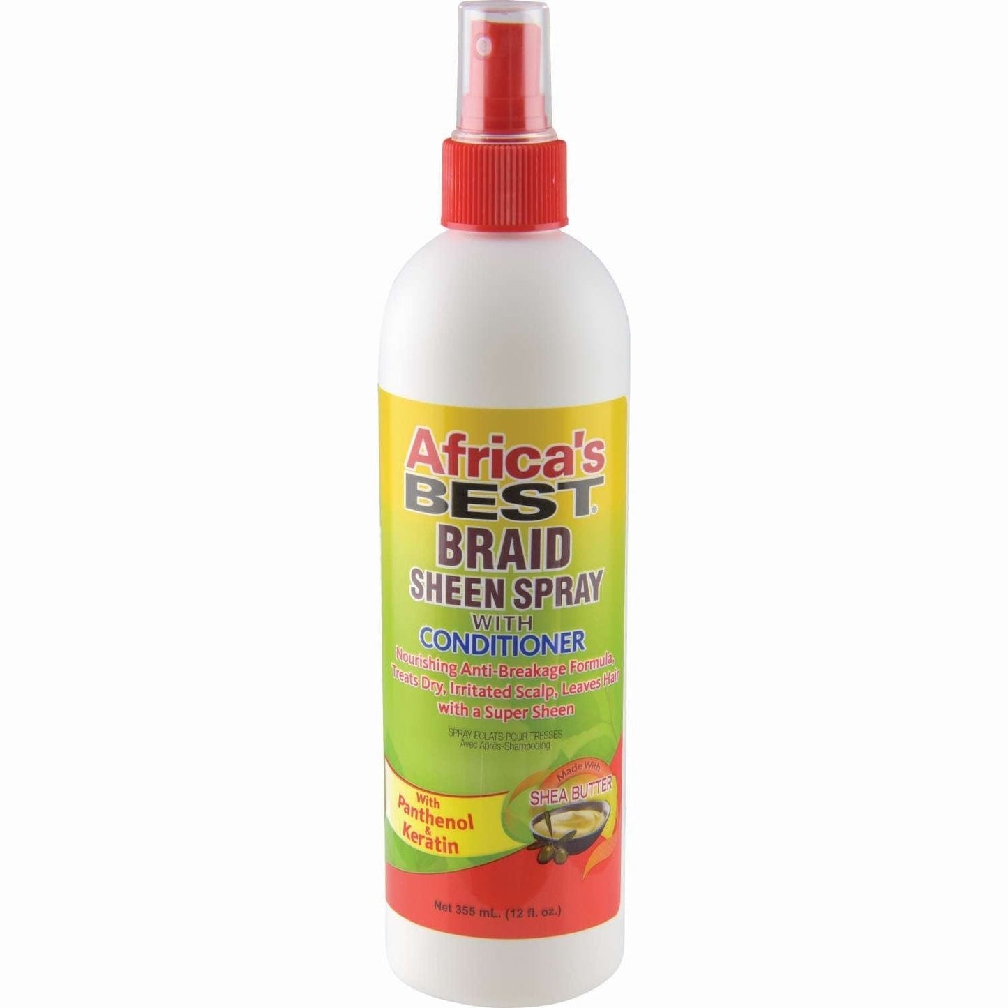 Braid Sheen Spray for Dry Scalp and Hair Moisturizing