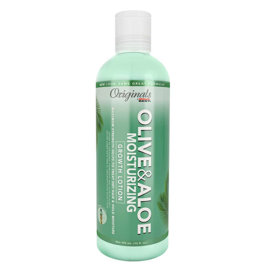 Moisturizing Growth Lotion with Olive, Aloe, Soy Protein & Shea Butter for All Hair Types