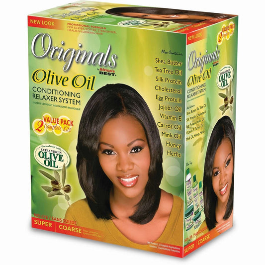 Olive Oil Conditioning Relaxer System No Lye Super