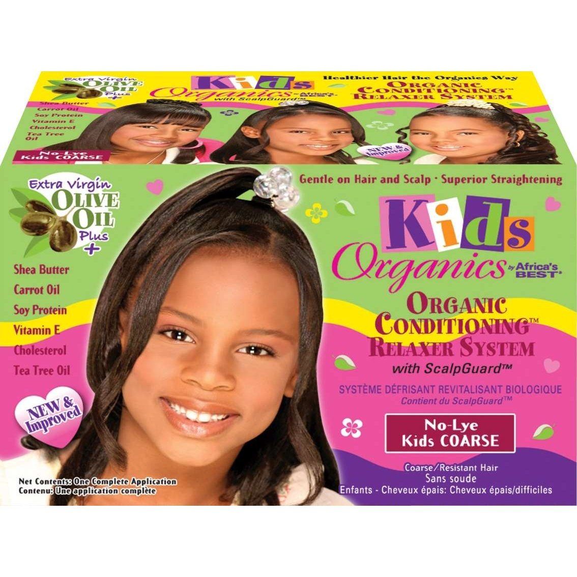 Conditioning No-Lye Relaxer System Coarse Hair