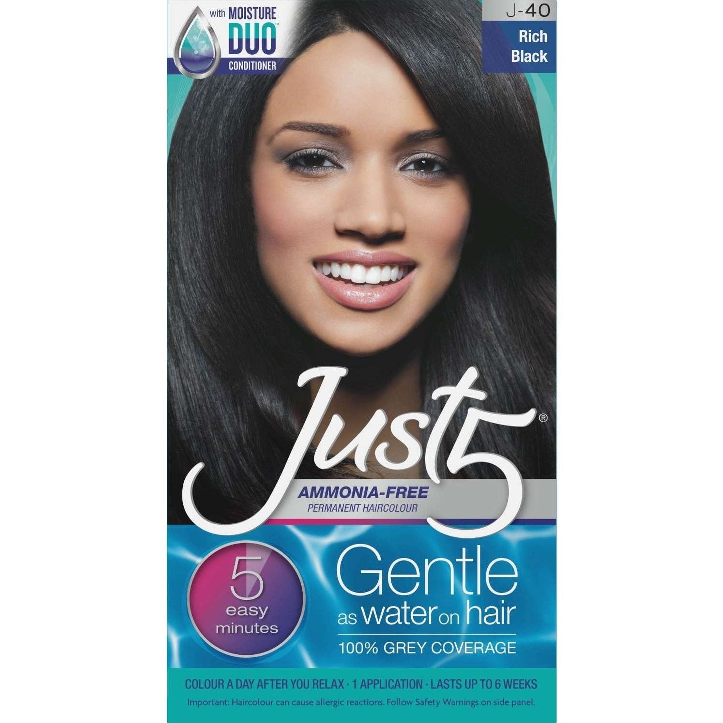Permanent Ammonia-Free Haircolour Rich Black 5-Minute Application