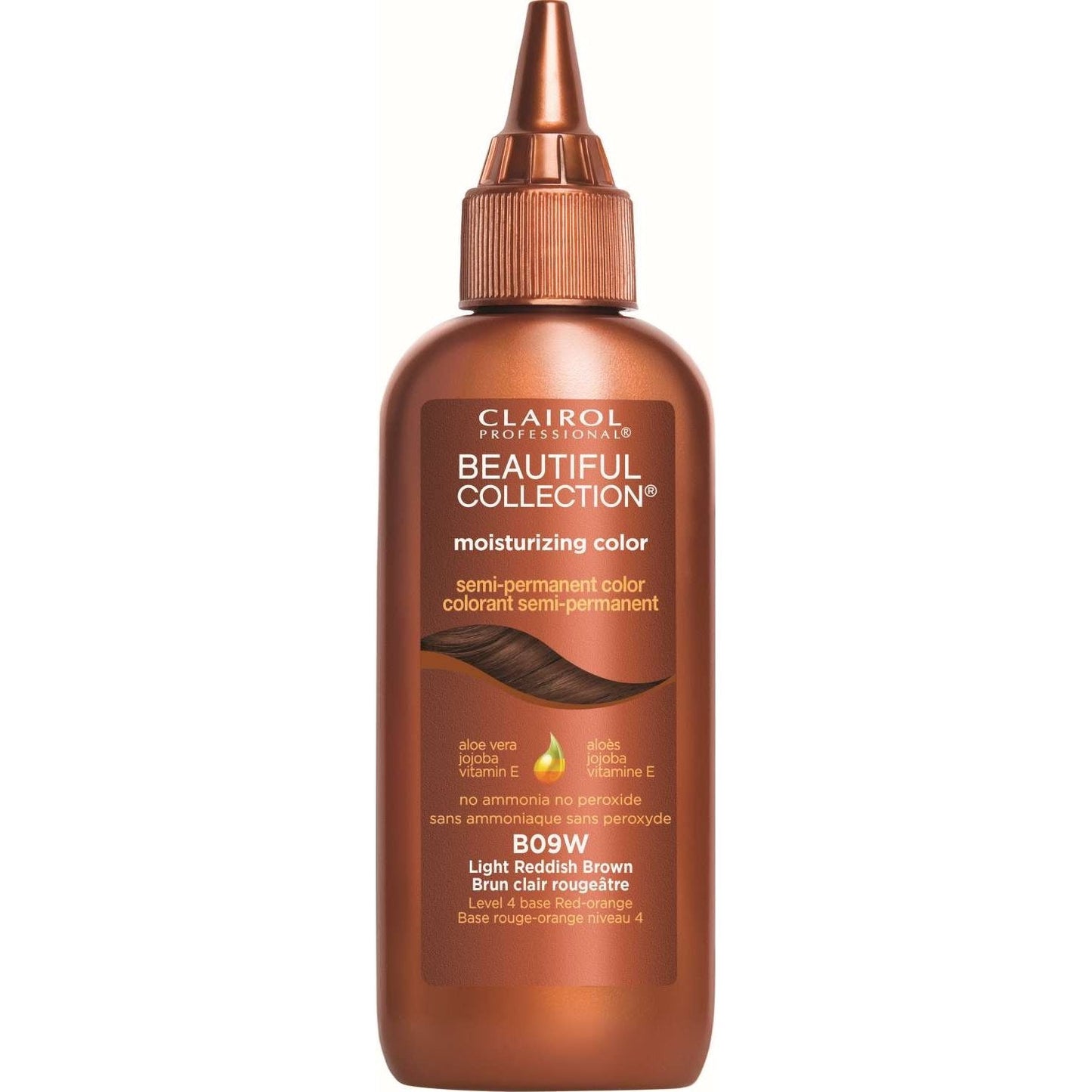 Hair Color with Aloe, Vitamin E & Jojoba Oil Light Reddish Brown