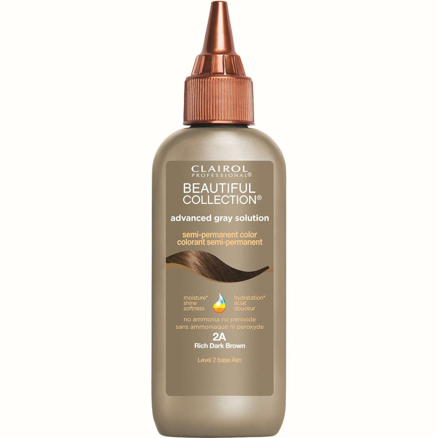 Semi-Permanent Hair Color Advanced Gray Solution Rich Dark Brown