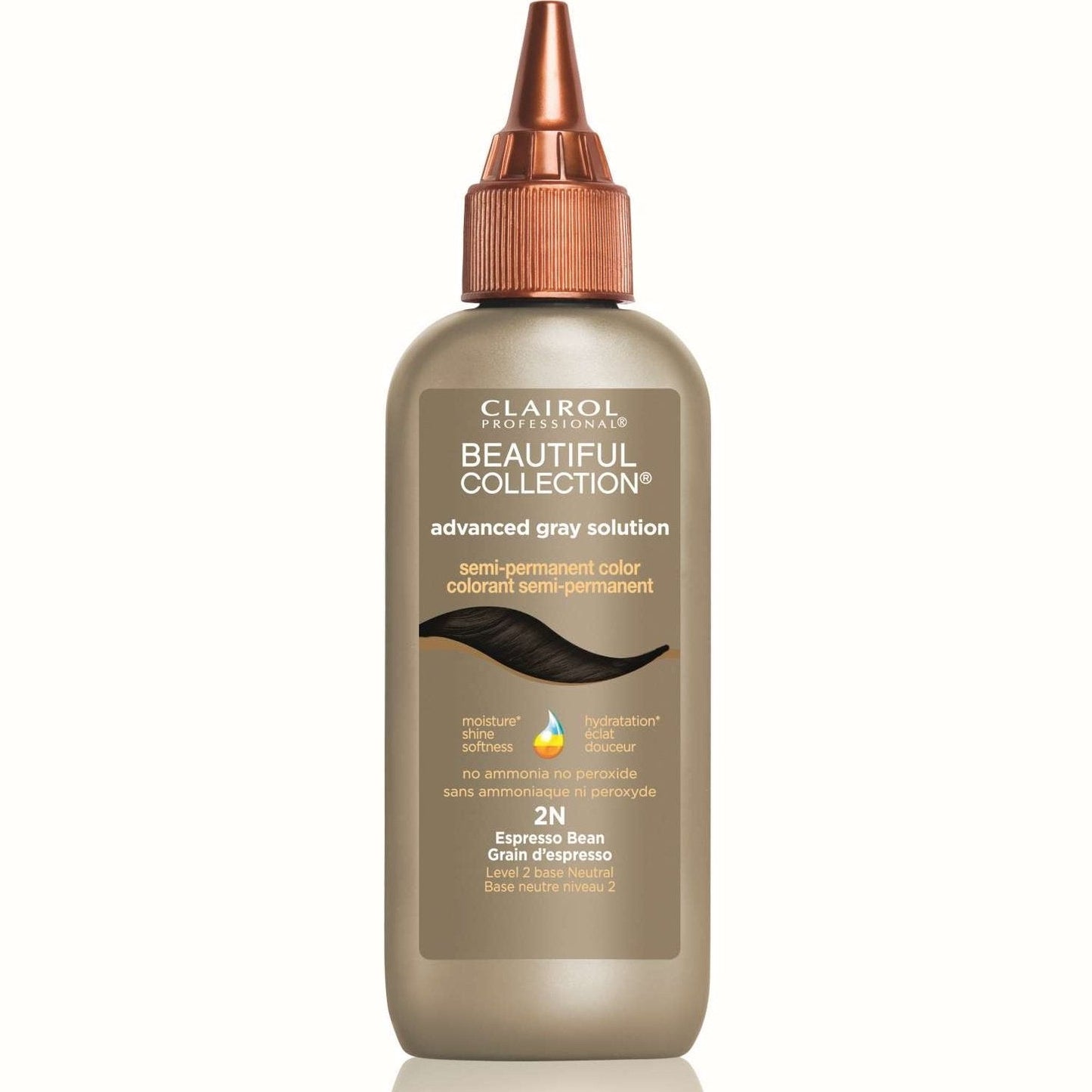 Semi-Permanent Hair Color Gray Coverage with O2 Technology Espresso Bean 2N
