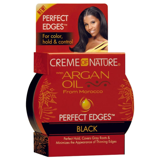 Creme of Nature Edge Control with Argan Oil Black Temporary Hair Color