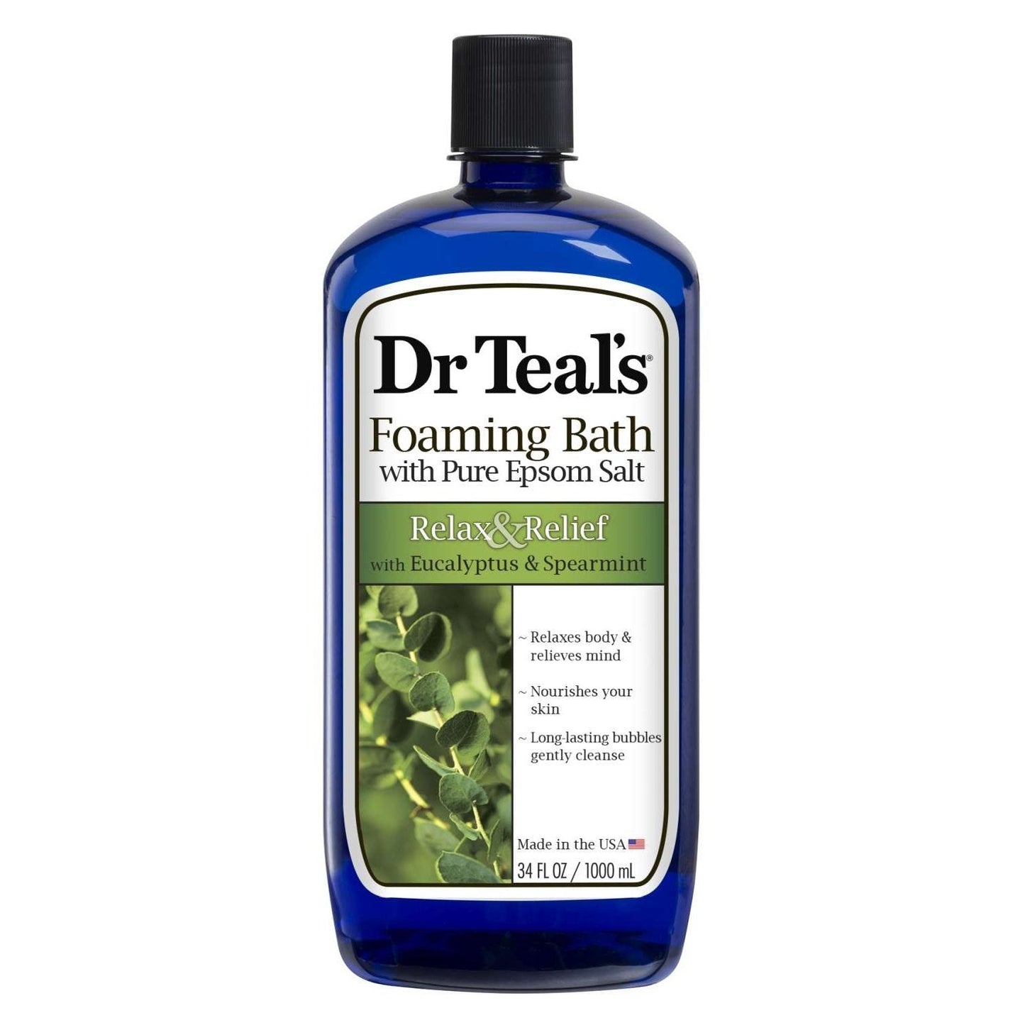 Foaming Bath with Eucalyptus and Spearmint for Stress Relief