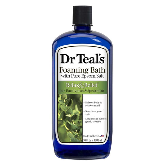 Foaming Bath with Eucalyptus and Spearmint for Stress Relief