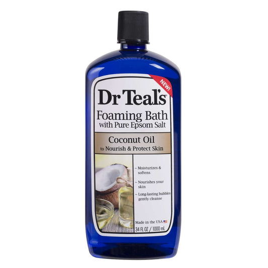 Foaming Bath with Coconut Oil and Epsom Salt