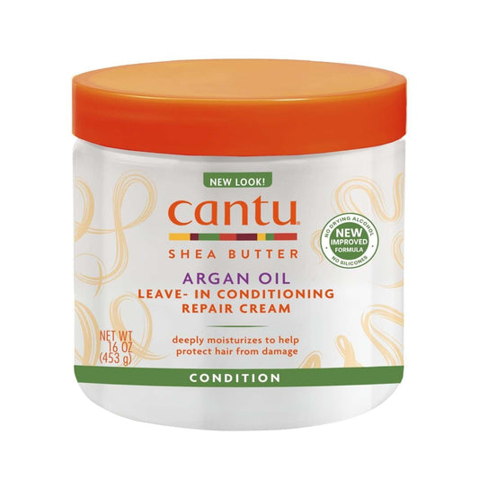 Cantu Leave-In Conditioning Repair Cream with Shea Butter & Argan Oil 16 oz