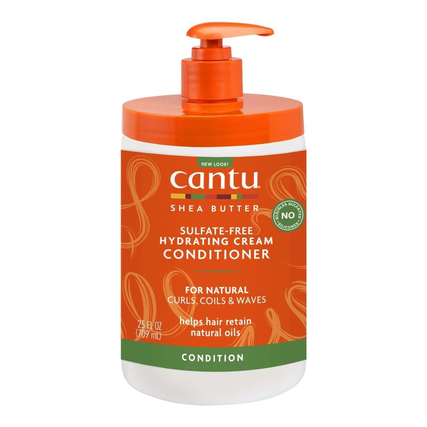 Cantu Hydrating Cream Conditioner Shea Butter Sulfate-Free 25 oz