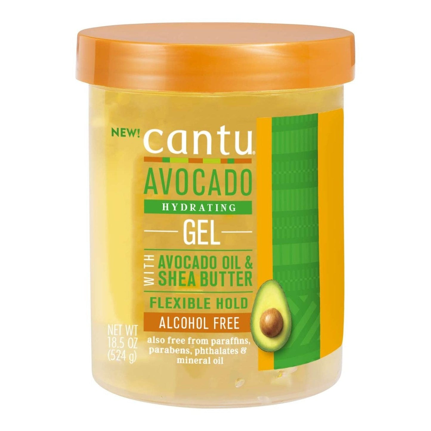 Cantu Styling Gel with Avocado Oil and Shea Butter Hydrating Formula