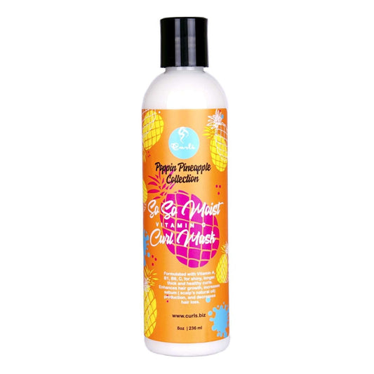 Curl Mask with Vitamins A B1 B6 C for Moisturizing and Strengthening Hair
