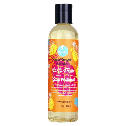 Scalp Treatment with Mint Extract for Curly Hair