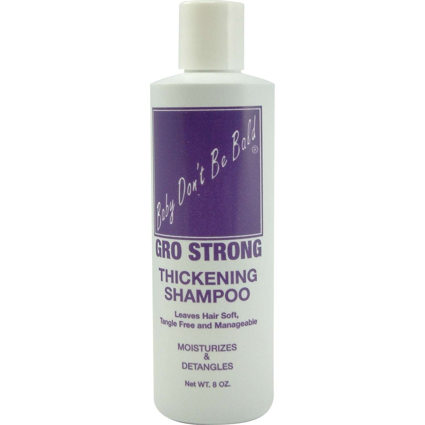 Gro Strong Shampoo for Dry and Frizzy Hair with Vitamins and Minerals