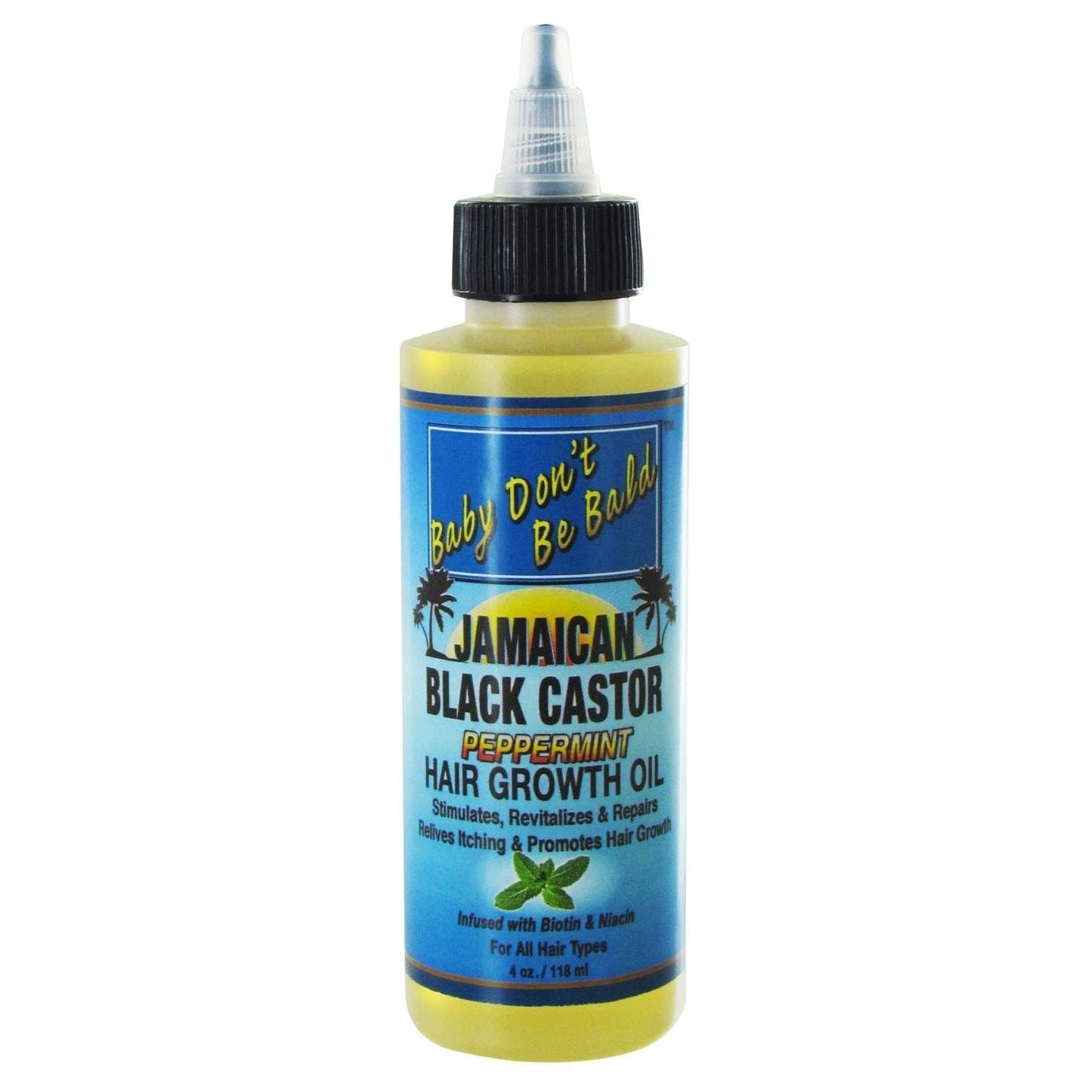 Hair Growth Oil Jamaican Black Castor Peppermint