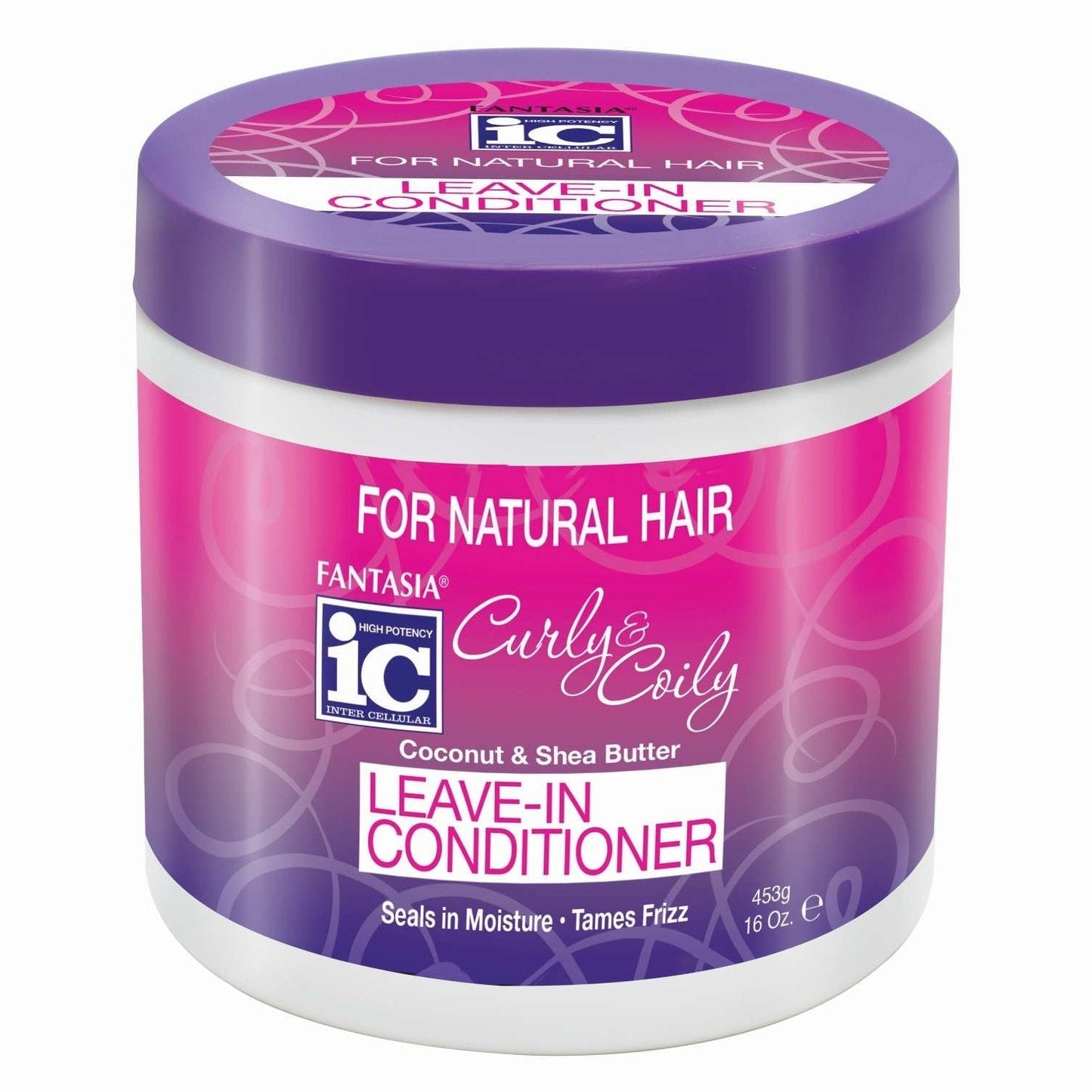 Leave-In Conditioner for Curly Coily Hair with Coconut and Shea Butter Oil