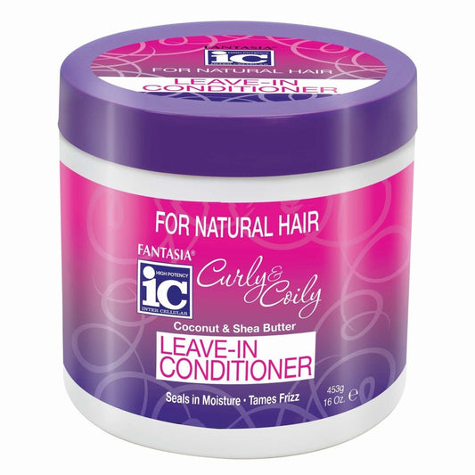 Leave-In Conditioner for Curly Coily Hair with Coconut and Shea Butter Oil