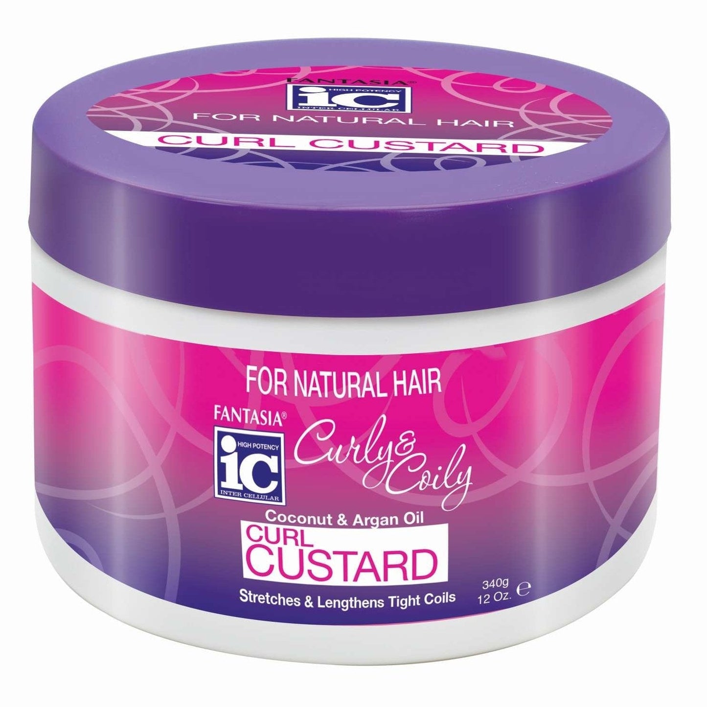Curly Coily Curl Custard with Coconut and Argan Oils