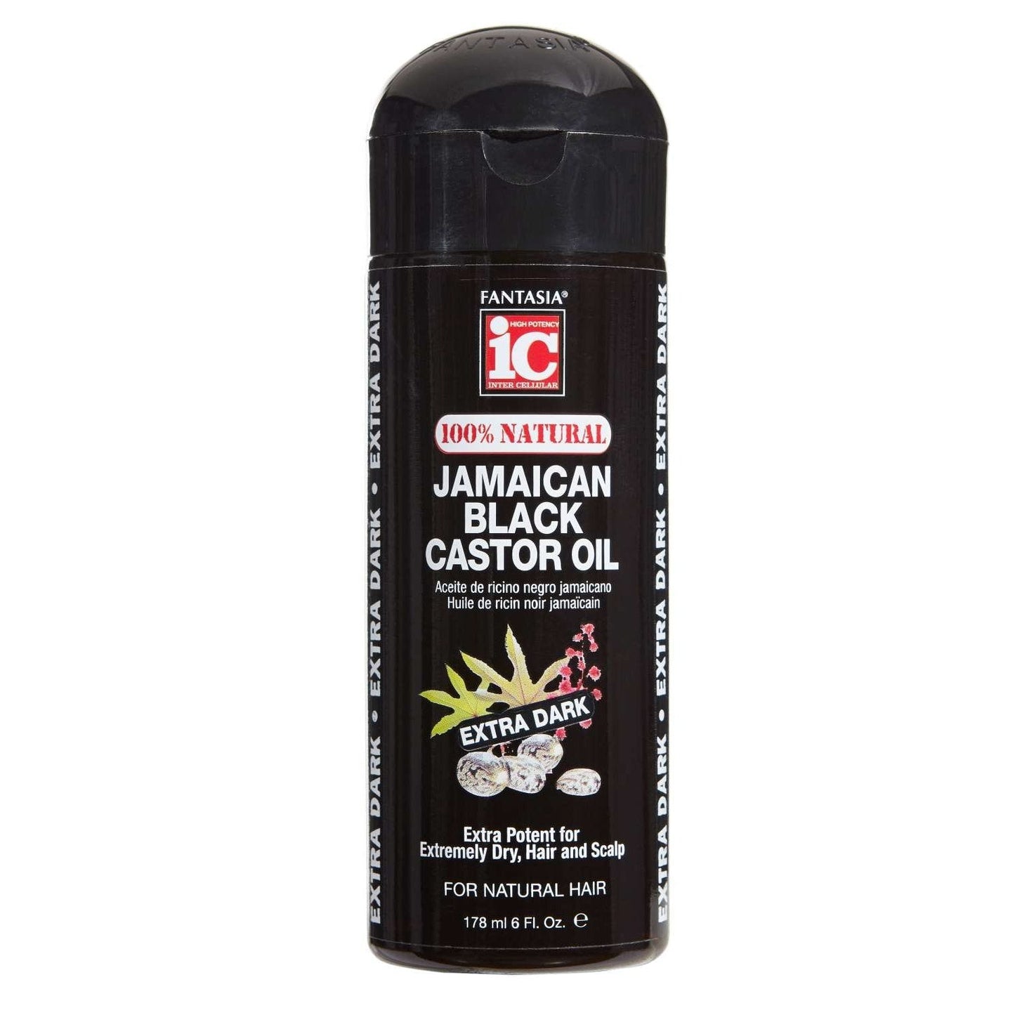 Black Castor Oil with Hemp Seed Oil for All Hair Types