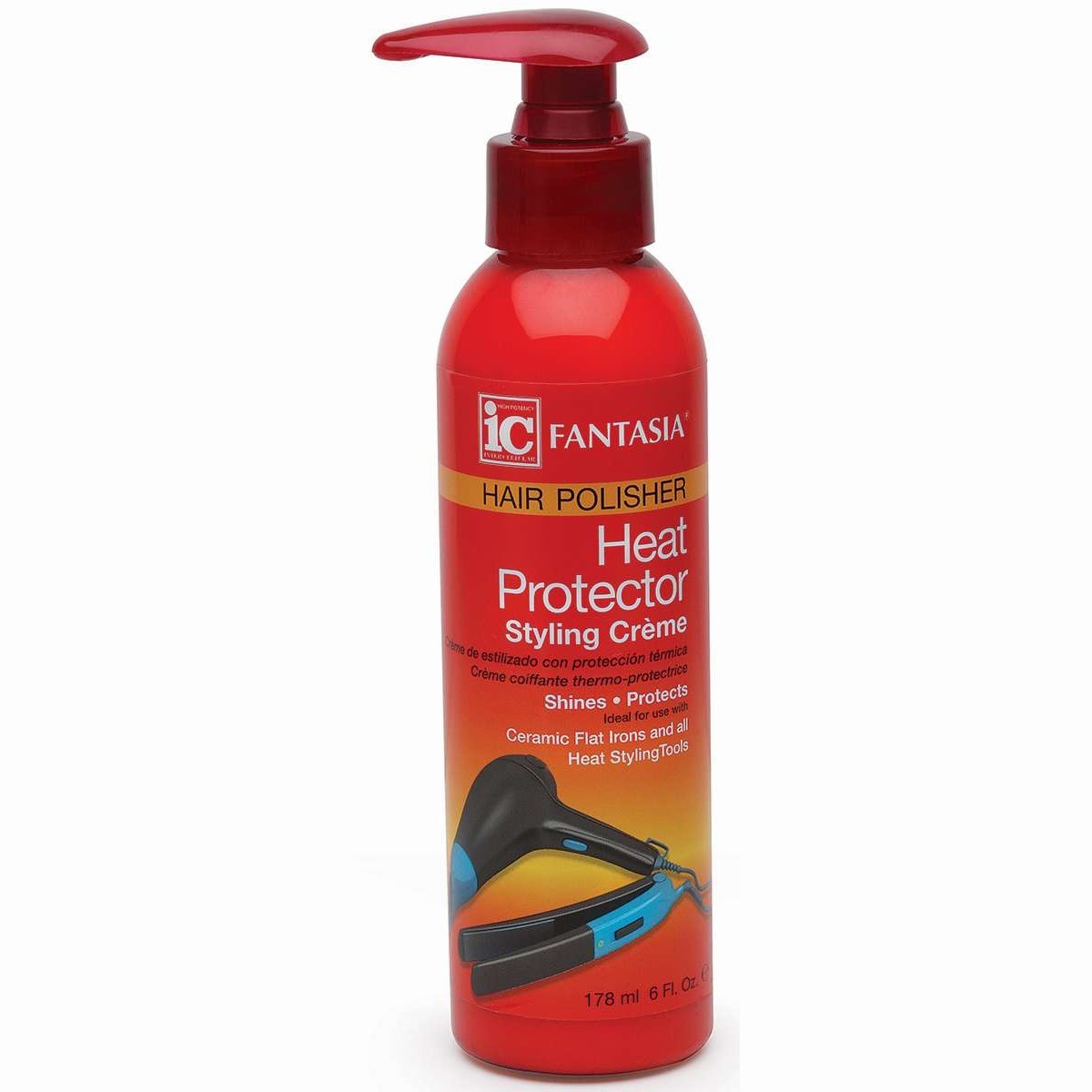 Heat Protector Style Cream with Aloe for Frizz Control and Shine