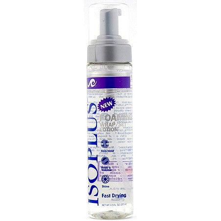 Foam Wrap and Set Lotion for Hair Styling with Volume and Gloss
