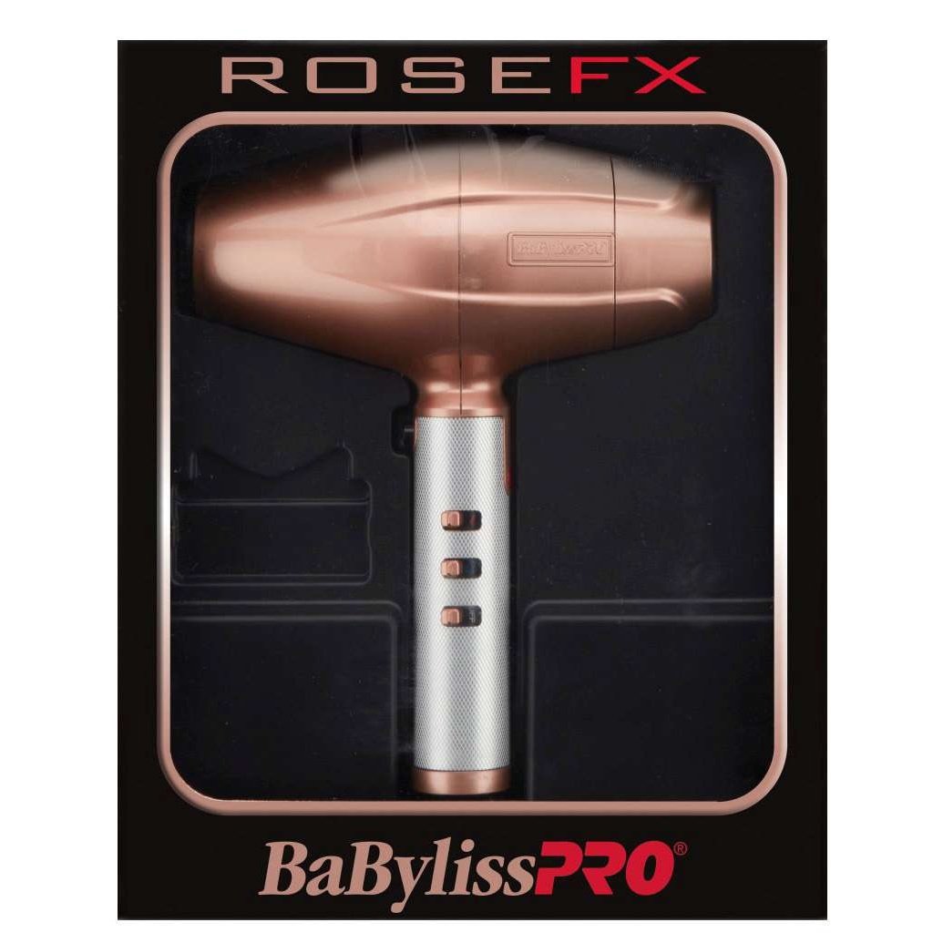 Turbo Hair Dryer for All Hair Types Compact Size Rose Gold