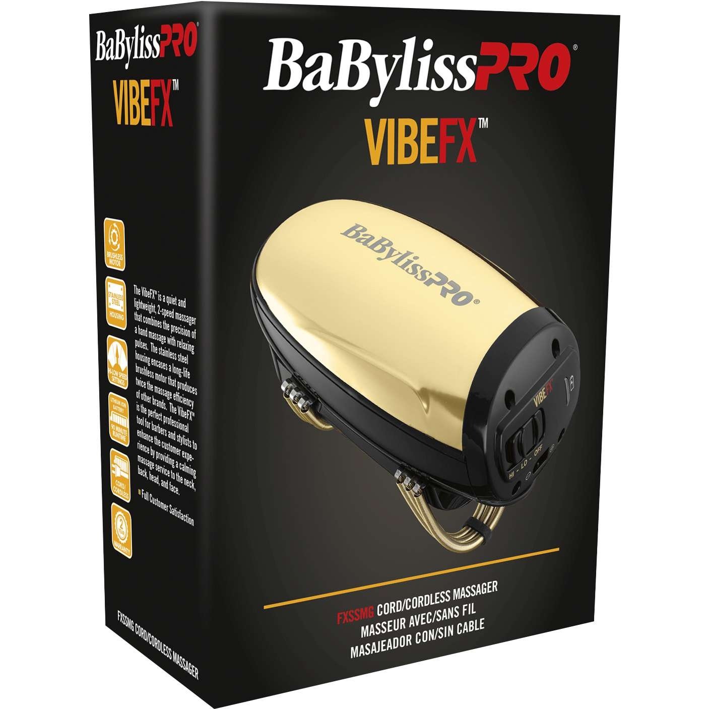 Cordless Handheld Massager with Lithium-Ion Battery