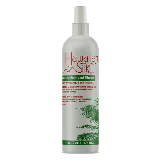 Silky Moisturizer and Sheen Hair Spray with Jojoba and Tea Tree Oil