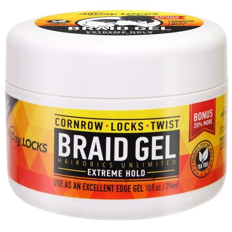 Braid Gel for Sleek Hair 10oz Bonus Size