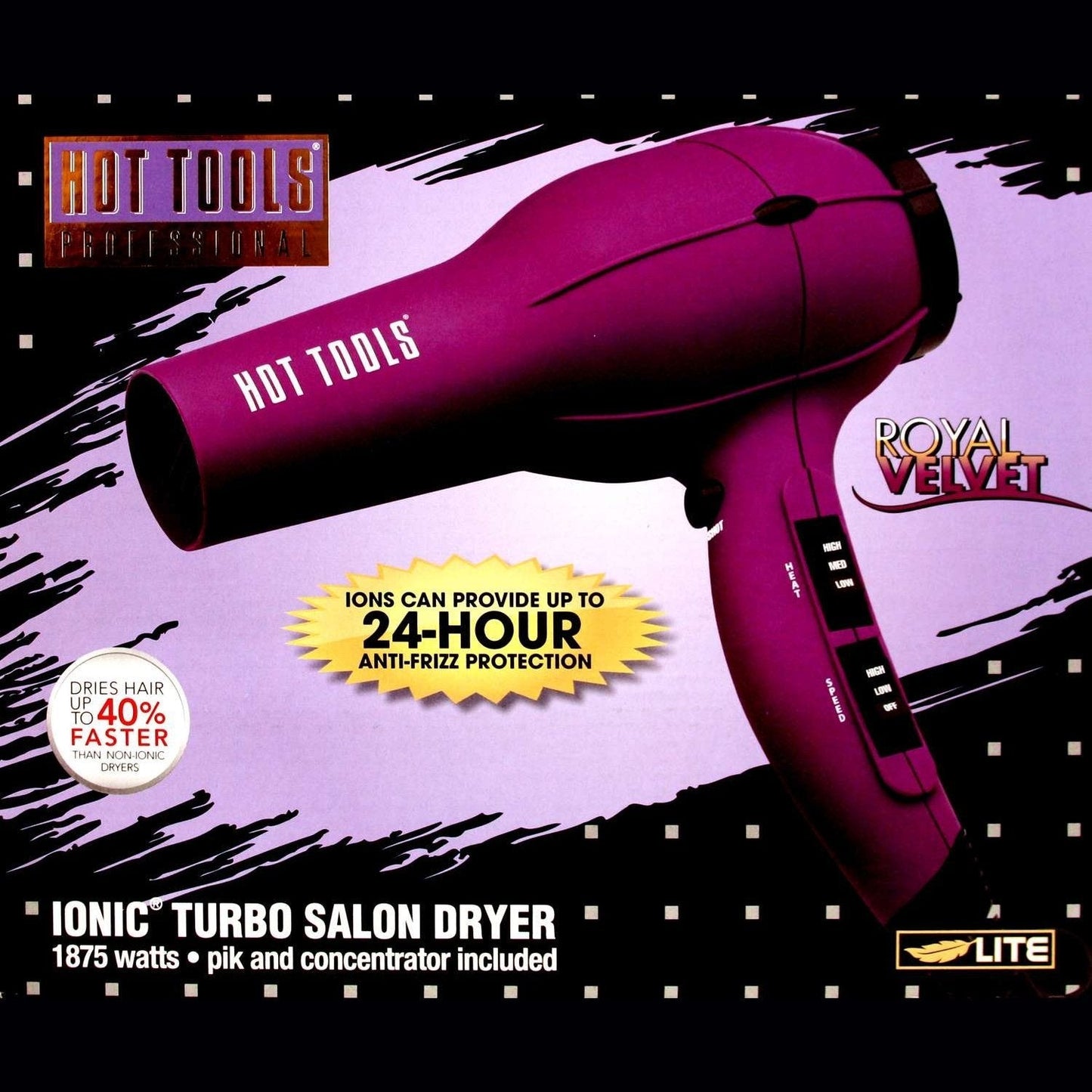 Ionic Anti-Static Professional Hair Dryer for All Hair Types