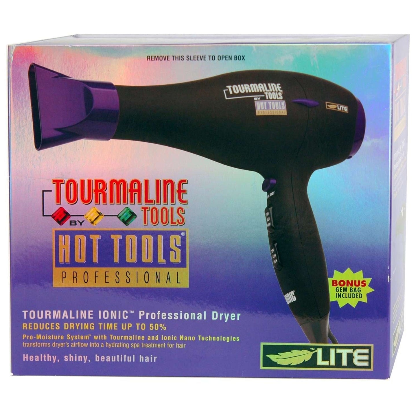 Professional Tourmaline Ionic Hair Dryer 1600W with Cool Shot