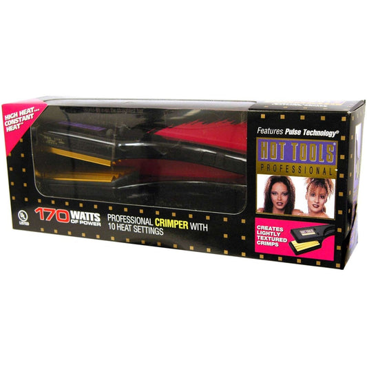 Hair Crimper for Soft Textured Hair with Adjustable Heat Settings
