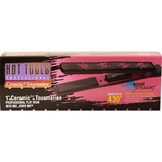 Ceramic Tourmaline Flat Iron 1"