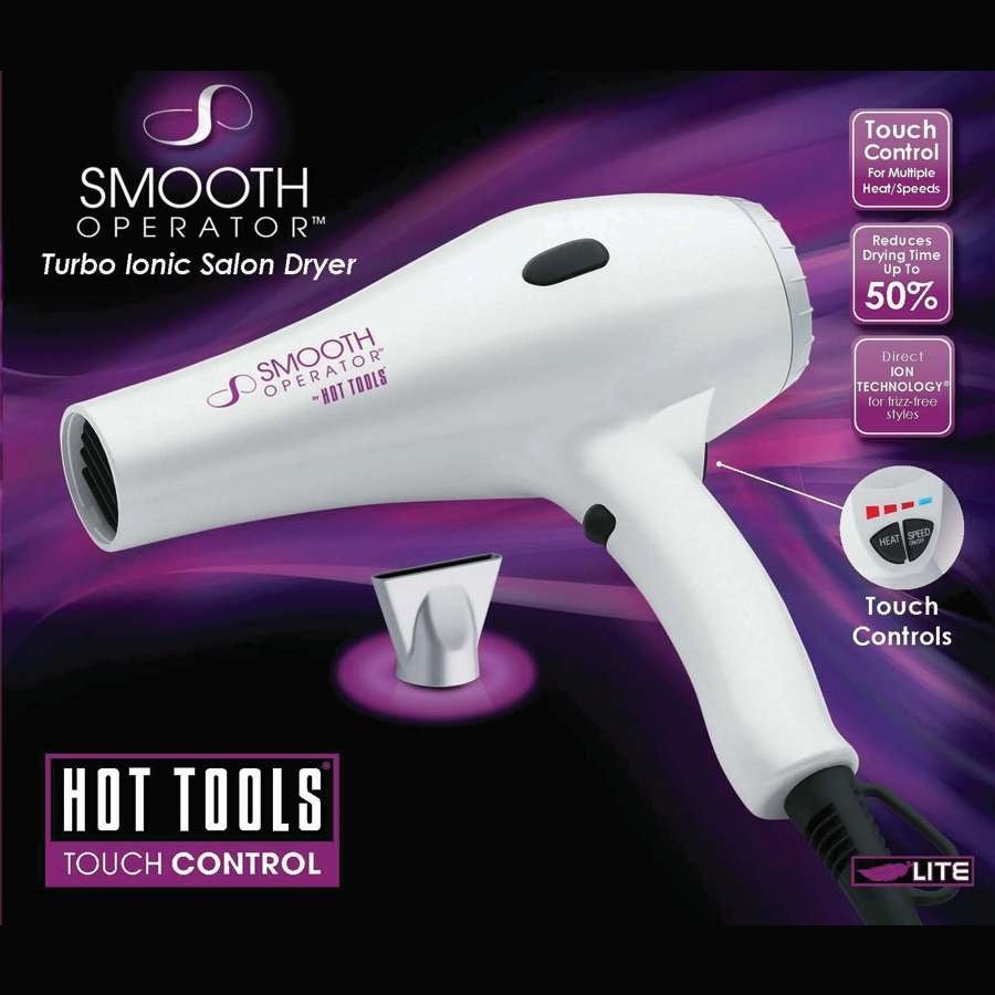 Hair Dryer with Dual Fan Blades and Direct ION Technology