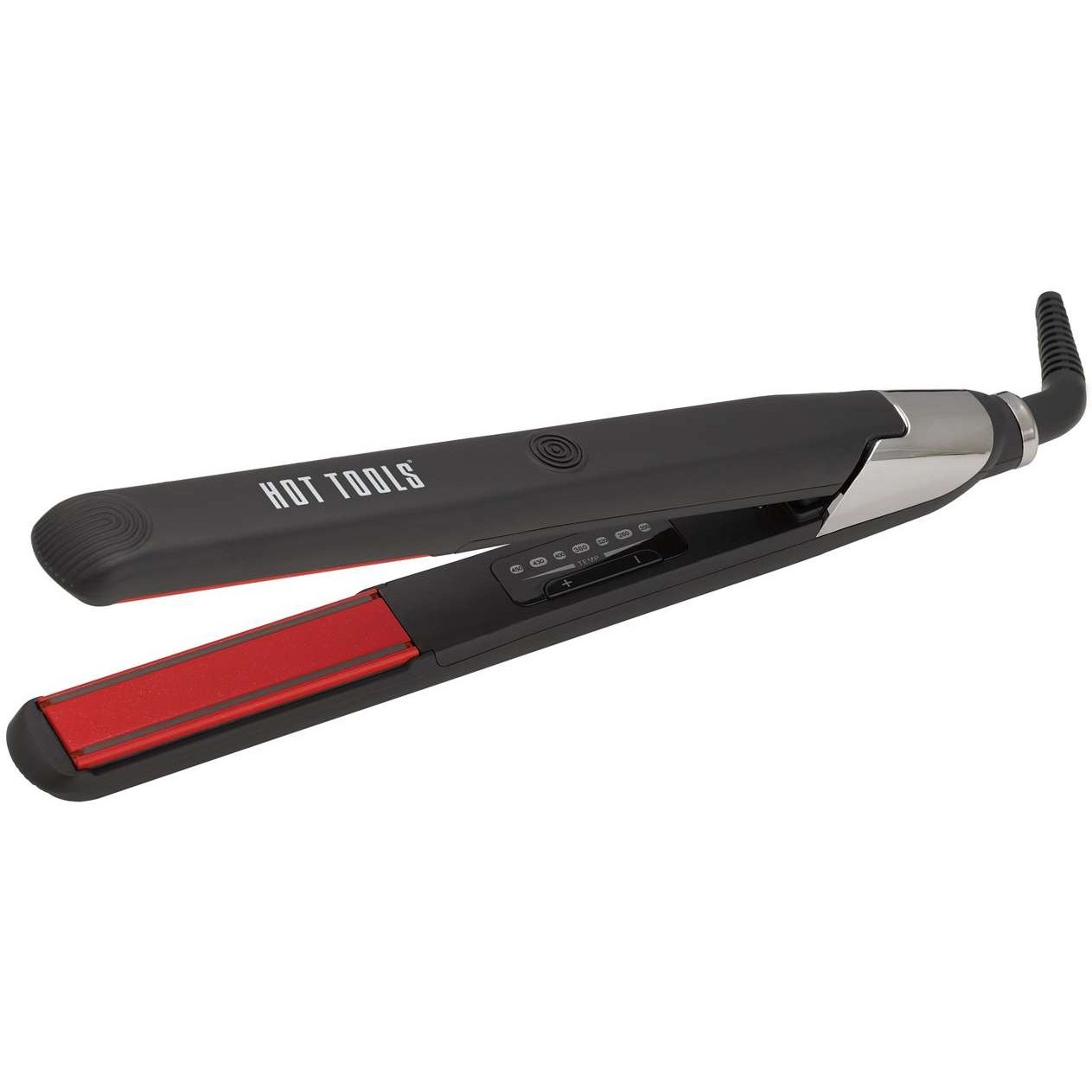 Silicone Flat Iron Nano Ceramic Infrared Heat 1-Inch