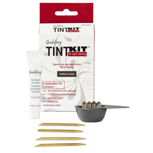 Instant Eyebrow Tint Sensitive Skin Kit Three Applications Jet Black