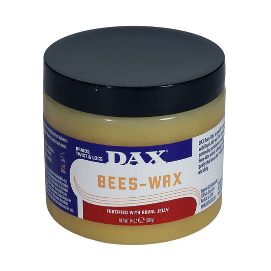 Beeswax Hair Wax with Royal Jelly for Curls, Locs, and Twists