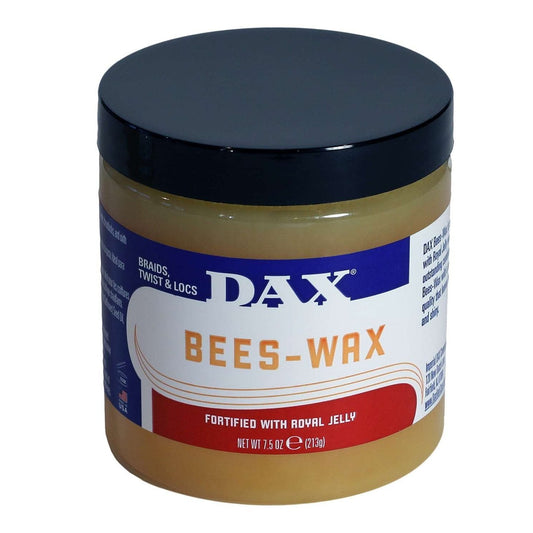 Beeswax Hair Wax with Royal Jelly and Safflower Oil for Braiding and Styling