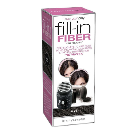 Fill-In Hair Fibers with Procapil for All Hair Textures Black