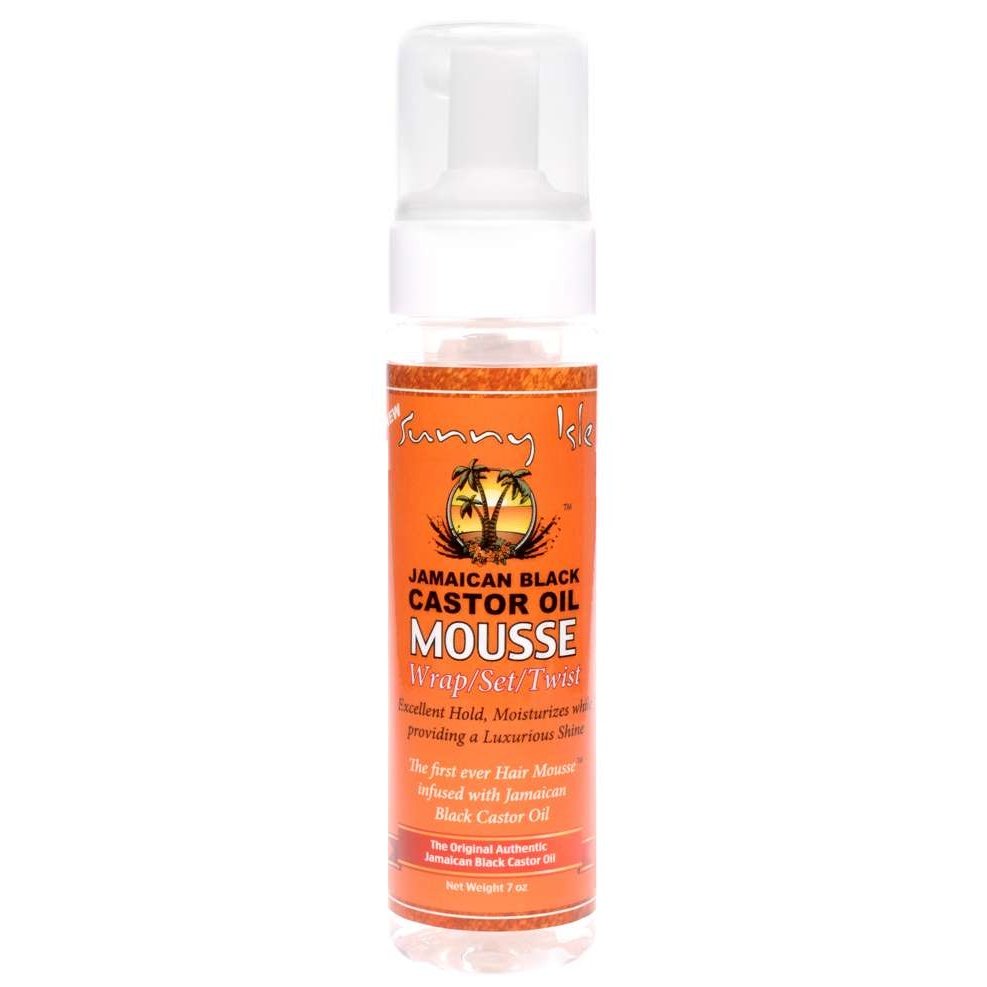 Black Castor Oil Hair Mousse for Styling and Hold