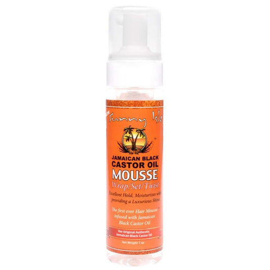 Black Castor Oil Hair Mousse for Styling and Hold