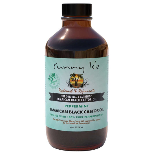 Jamaican Black Castor Oil with Peppermint for Hair Growth and Scalp Care