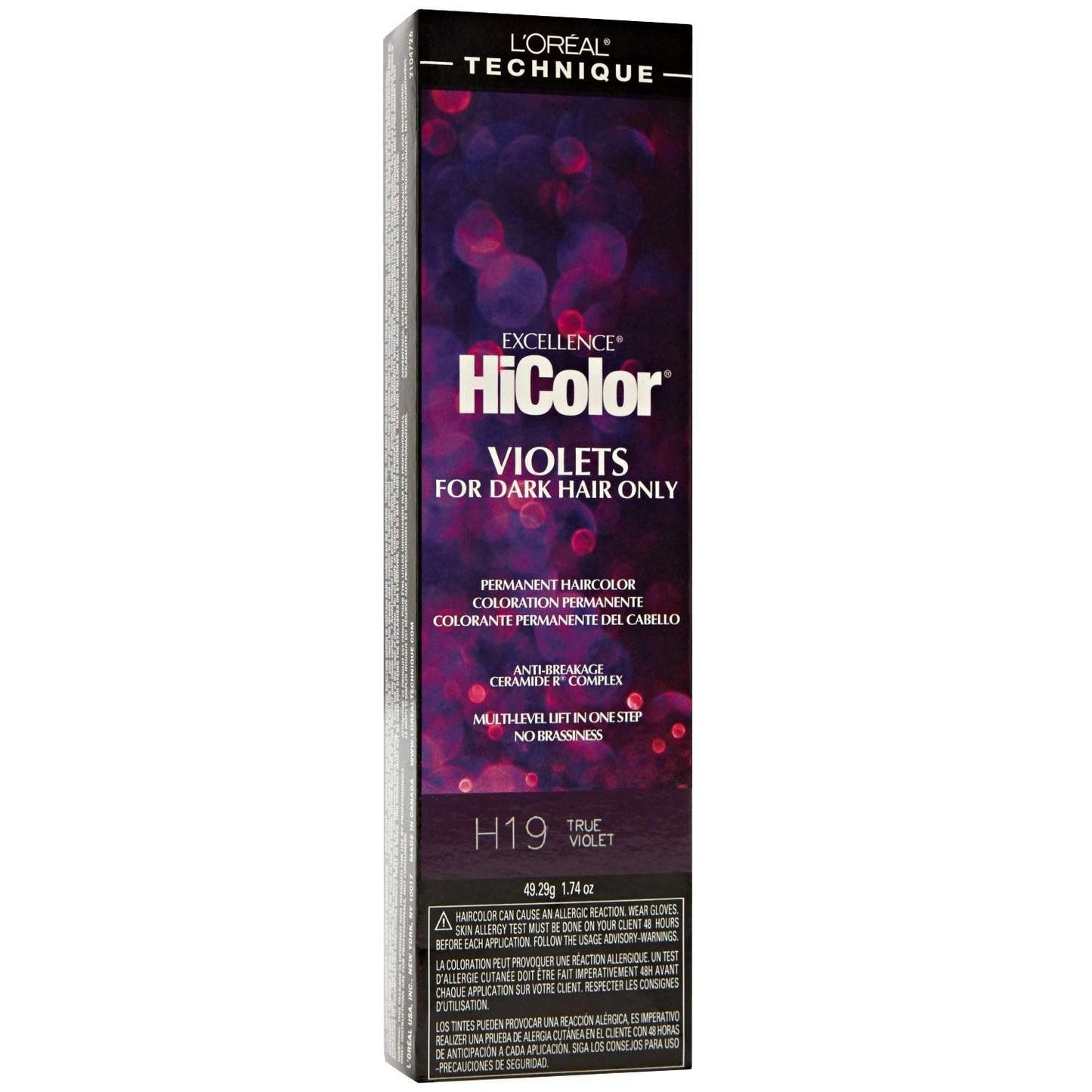 Permanent Hair Color True Violet Full Gray Coverage